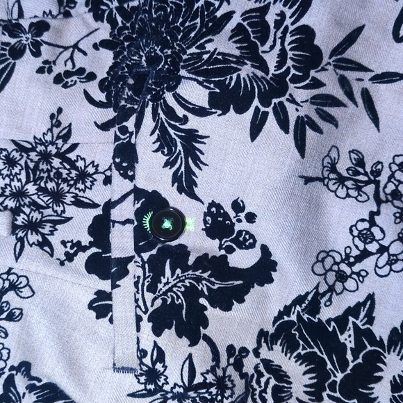 Unique floral pattern dress pants - Picture 4 of 6